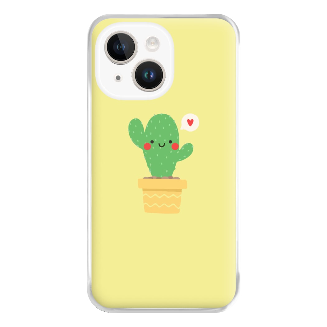 Cute Cactus Phone Case for iPhone 14 Plus