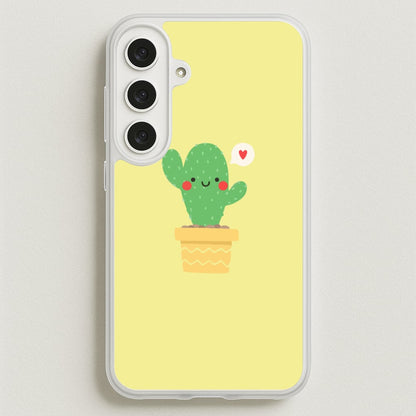 Cute Cactus Phone Case for Galaxy S25FE