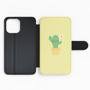 Cute Cactus Flip / Wallet Phone Case 2