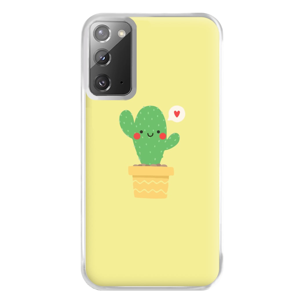 Cute Cactus Phone Case for Galaxy Note 20 Ultra