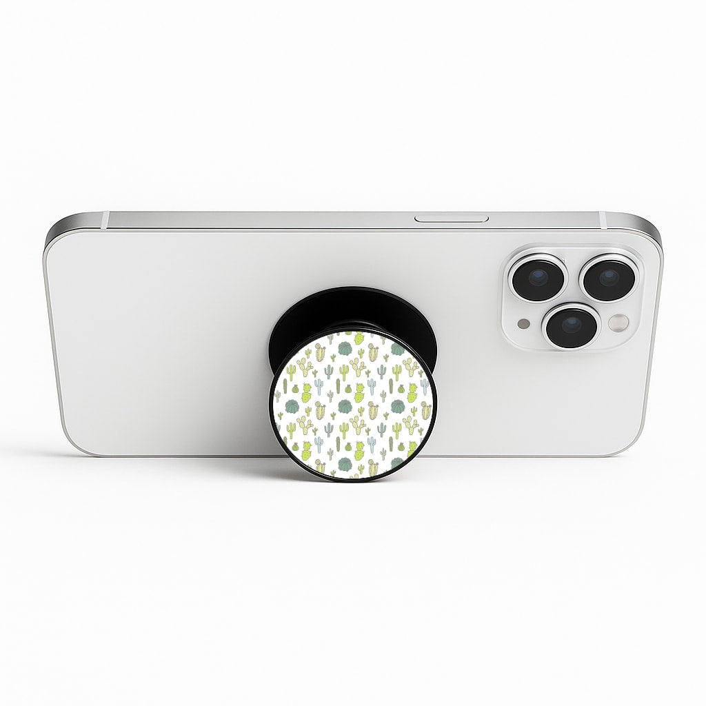 Cactus Pattern Phone Stand