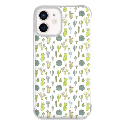 Cactus Pattern Phone Case for iPhone 13 Mini