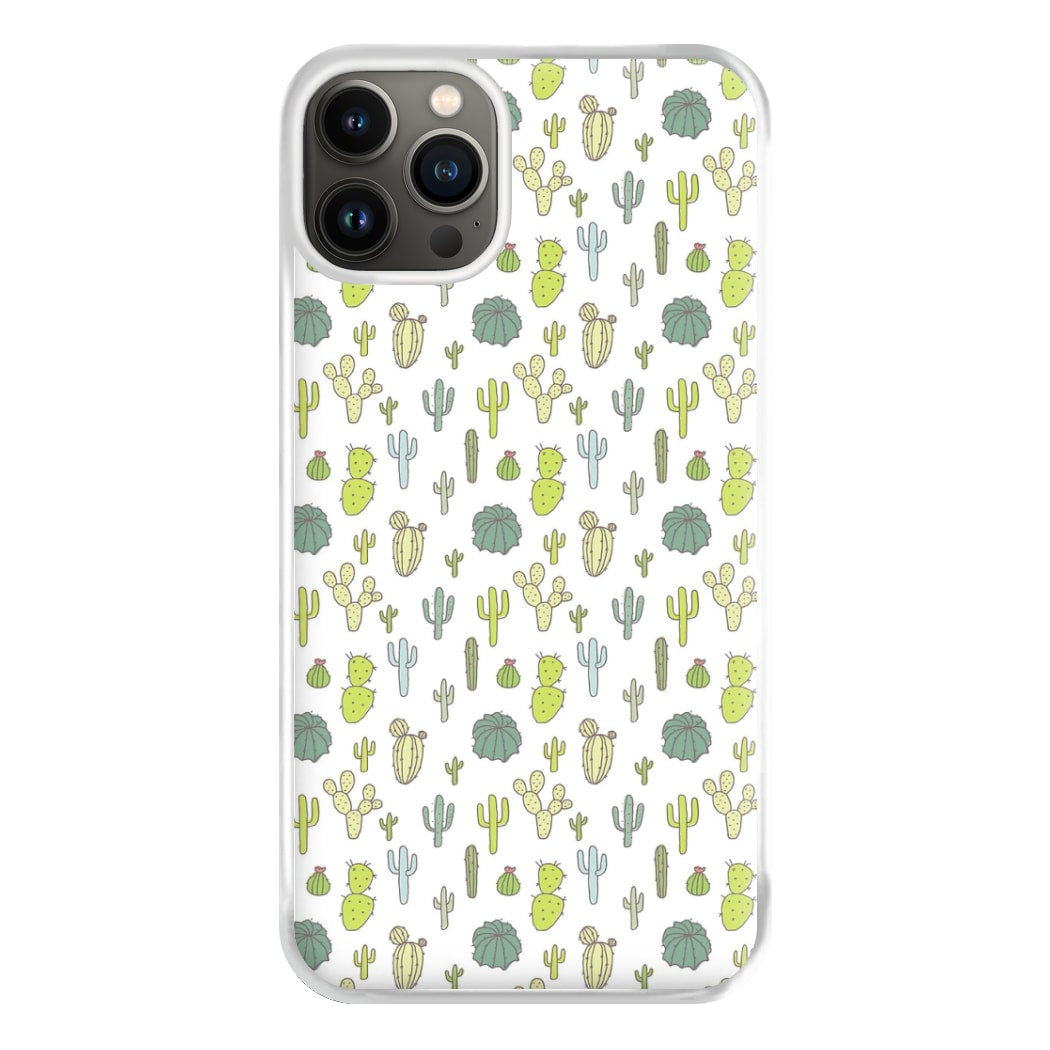 Cactus Pattern Phone Case for iPhone 13