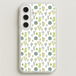 Cactus Pattern Phone Case for Galaxy S25FE