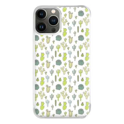 Cactus Pattern Phone Case for iPhone 13 Pro Max