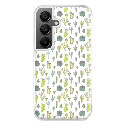 Cactus Pattern Phone Case for Galaxy A55