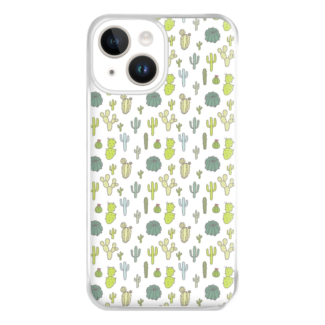 Cactus Pattern Phone Case for iPhone 14