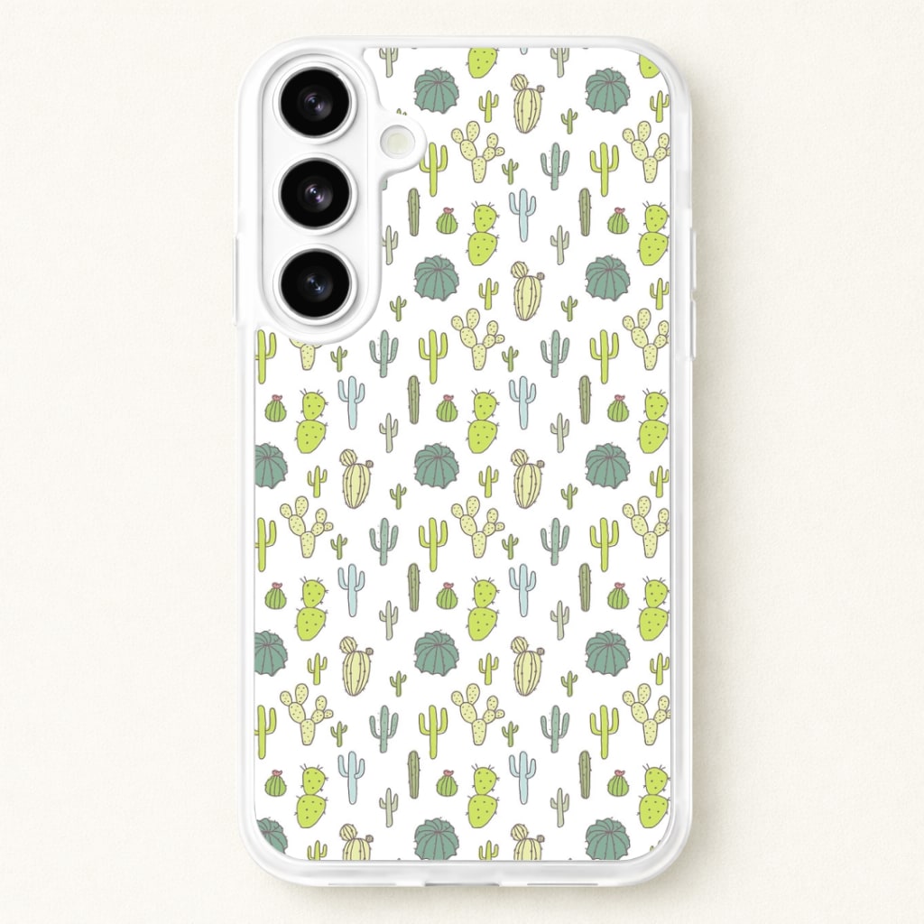 Cactus Pattern Phone Case for Galaxy S26 Plus