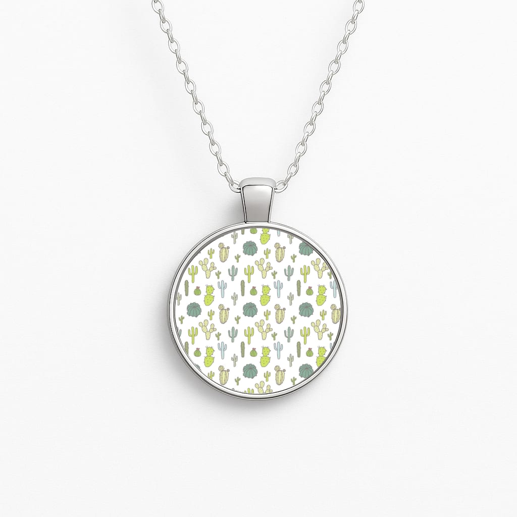 Cactus Pattern Necklace