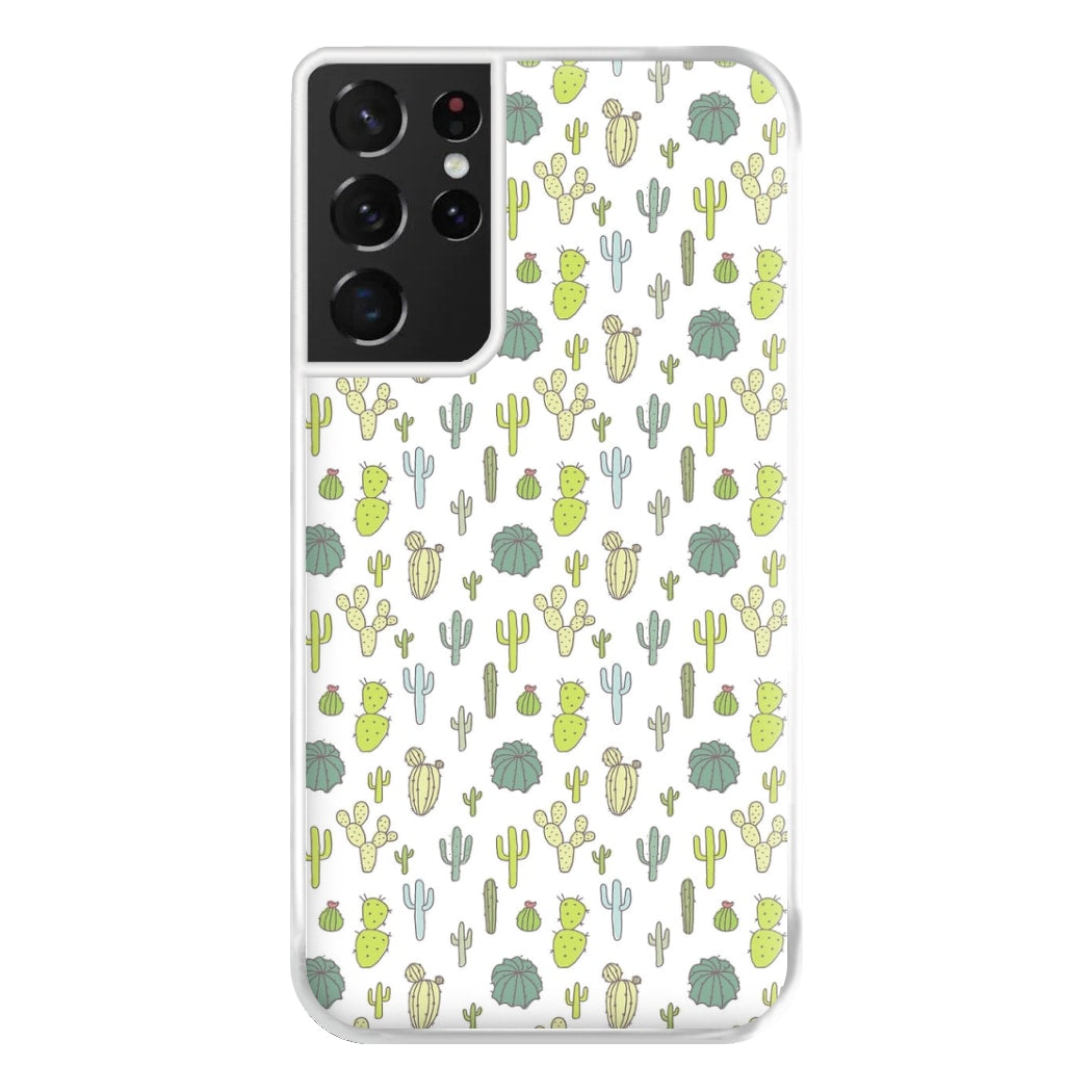 Cactus Pattern Phone Case for Galaxy S21 Ultra