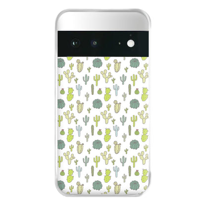 Cactus Pattern Phone Case for Google Pixel 6a