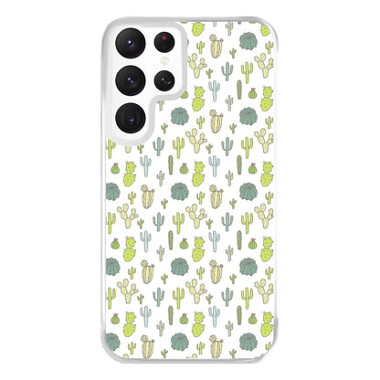 Cactus Pattern Phone Case for Galaxy S22 Ultra