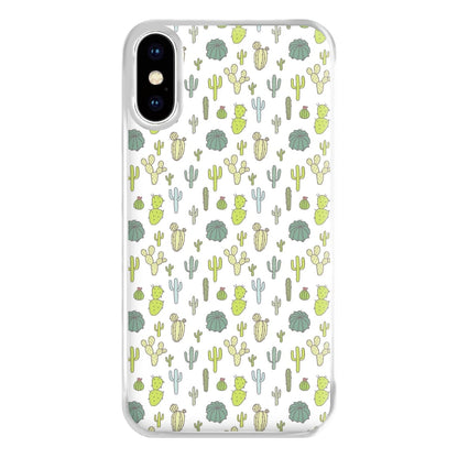 Cactus Pattern Phone Case for iPhone XS Max