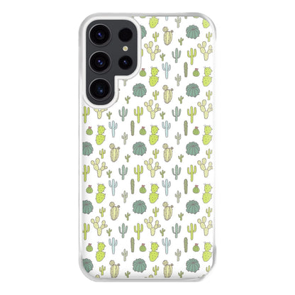 Cactus Pattern Phone Case for Galaxy S23 Ultra