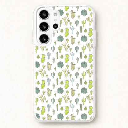 Cactus Pattern Phone Case for Galaxy S26 Ultra