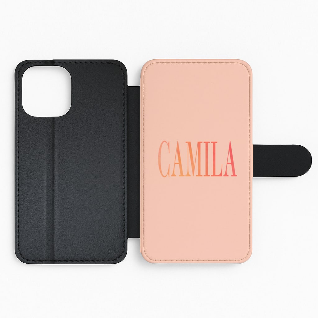 Camila Cabello Orange Flip Phone Case