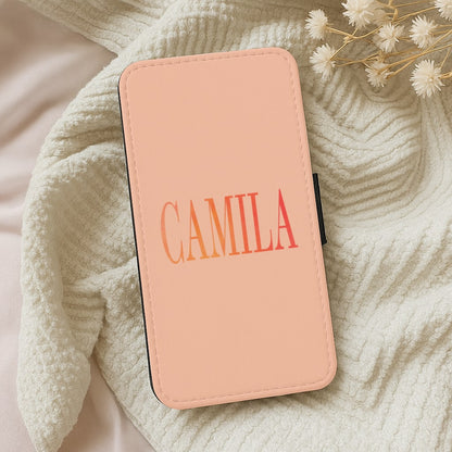 Camila Cabello Orange Wallet Phone Case
