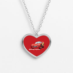 Lightning - Cars Heart Necklace