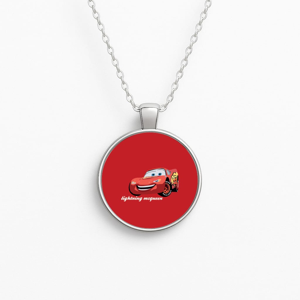 Lightning - Cars Circle Necklace