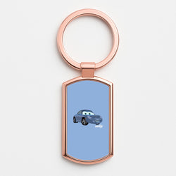 Sally - Cars Rose Gold Keyring