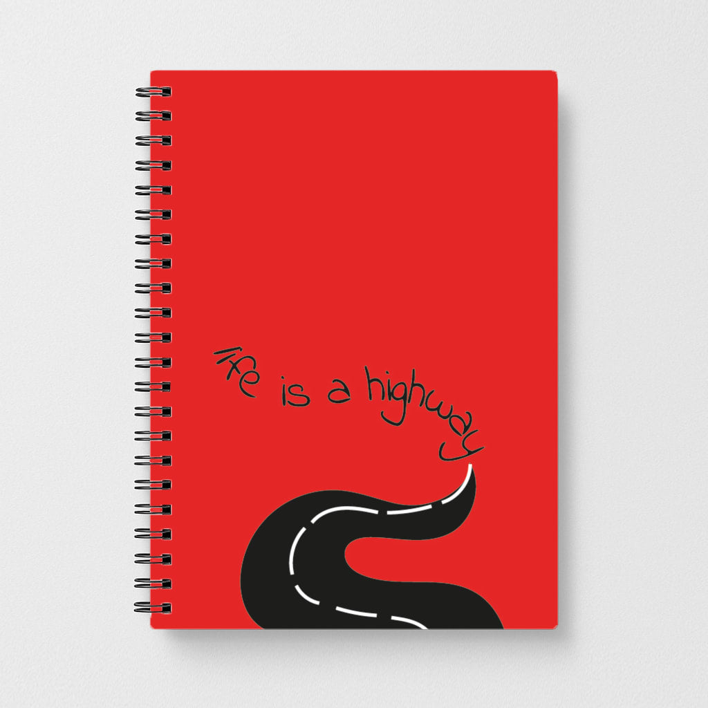 Life Is A Highway - Cars Notebook
