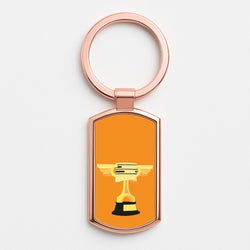 Trophy - Cars Rose Gold Keyring