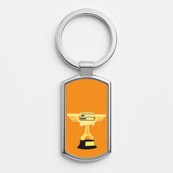 Trophy - Cars Silver Keyring