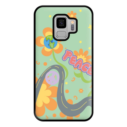 Peace - Cars Phone Case for Galaxy S9 Plus