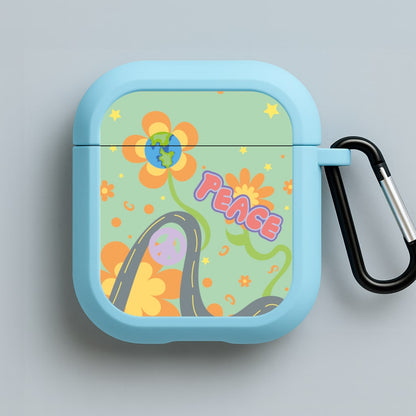 Peace - Cars Blue AirPods Case