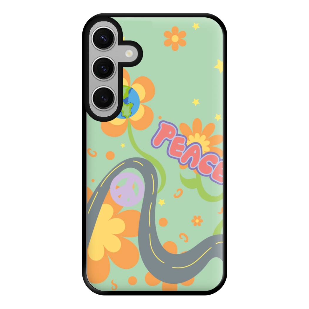 Peace - Cars Phone Case for Galaxy S24FE