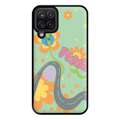 Peace - Cars Phone Case for Galaxy A12