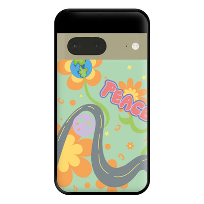 Peace - Cars Phone Case for Google Pixel 7a