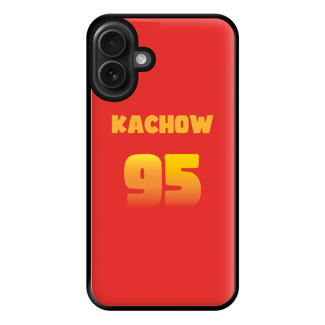 Kachow 95 - Cars Phone Case for iPhone 16 Plus