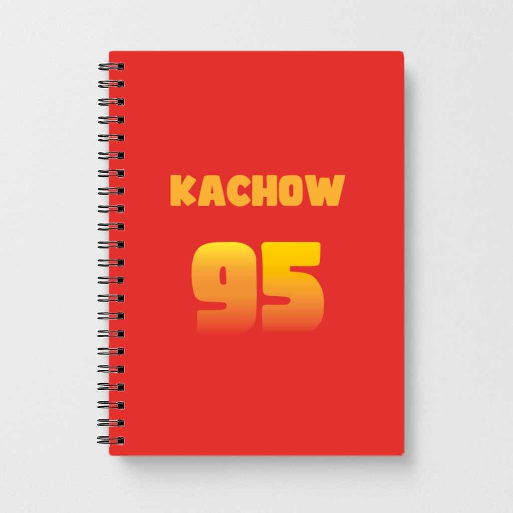 Kachow 95 - Cars Notebook