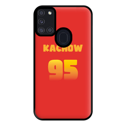 Kachow 95 - Cars Phone Case for Galaxy A21s