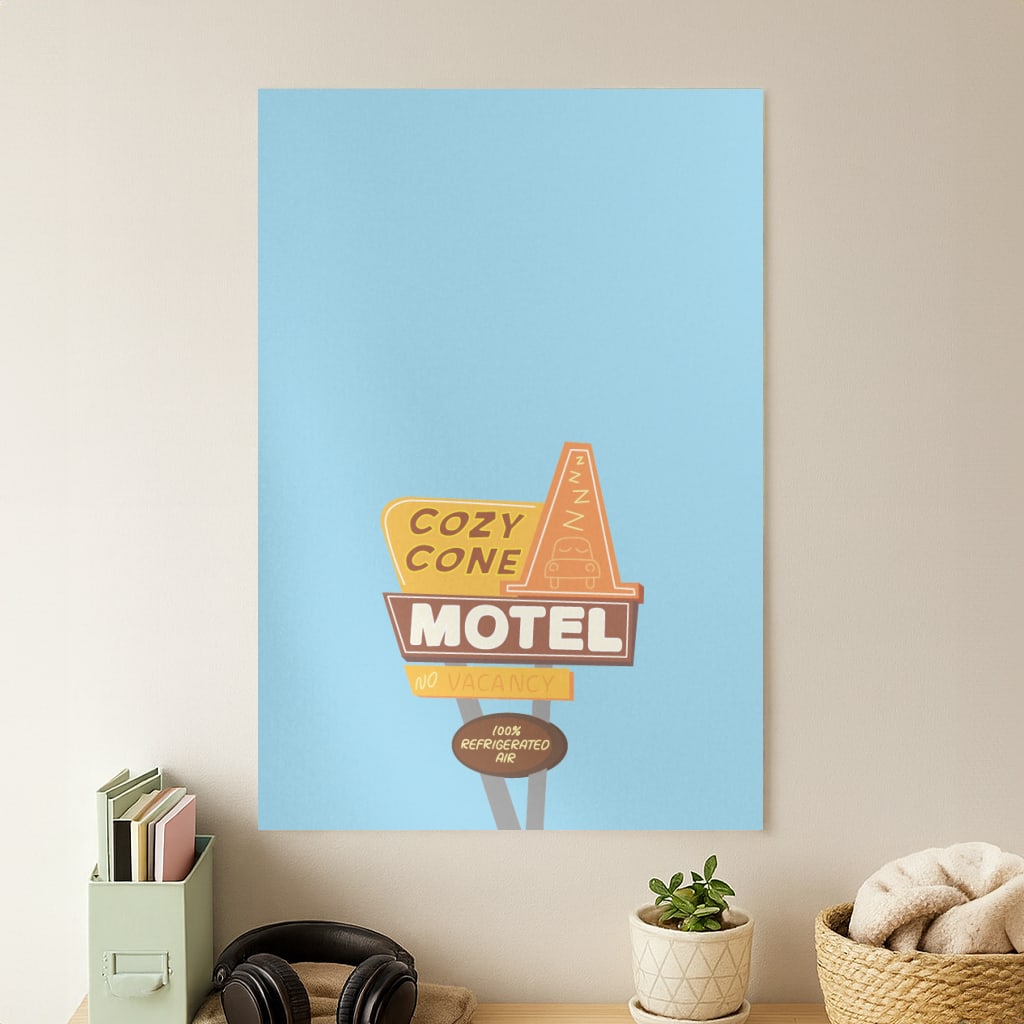 Cozy Cone Motel - Cars Poster
