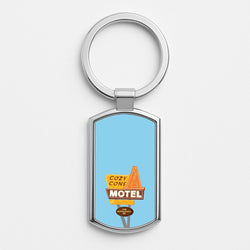 Cozy Cone Motel - Cars Silver Keyring