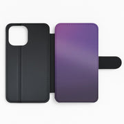 Back to Casics - Midnight Violet Fade Flip / Wallet Phone Case 2