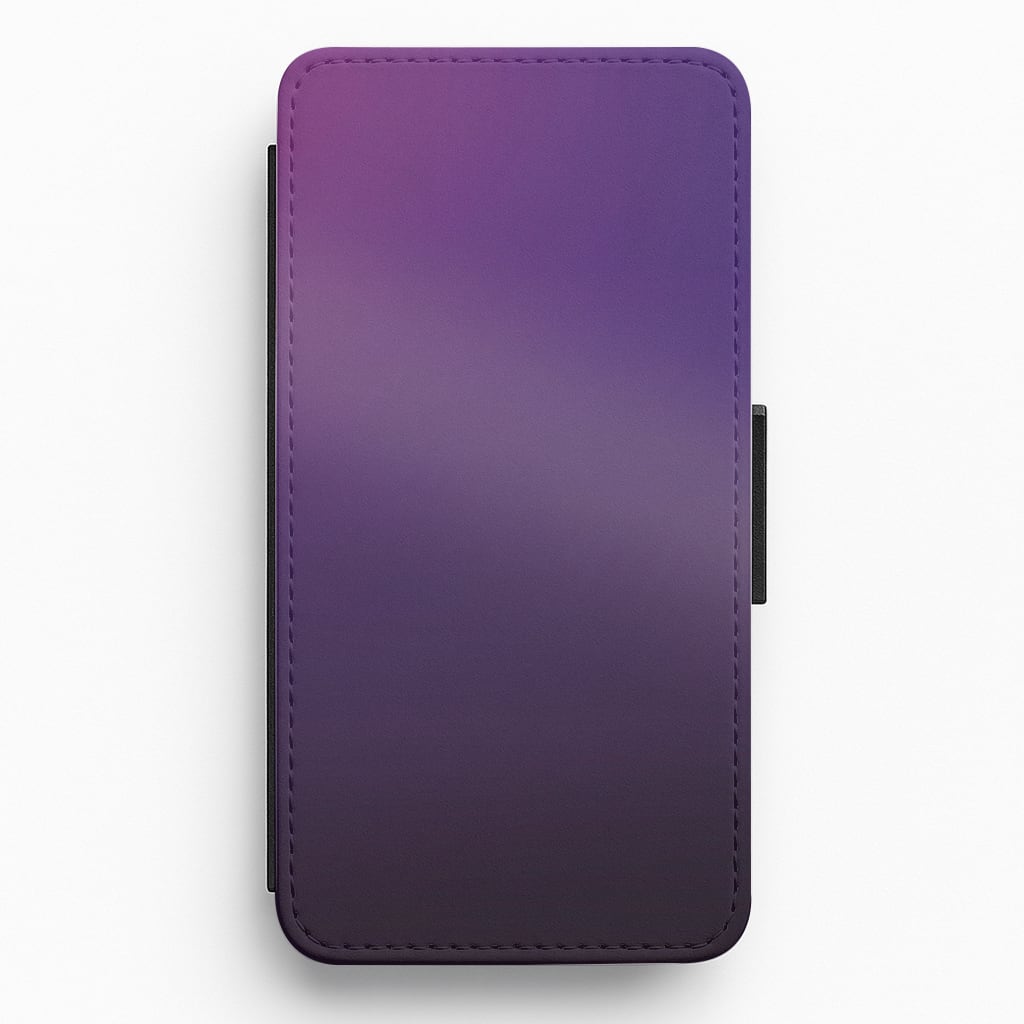 Back to Casics - Midnight Violet Fade Flip / Wallet Phone Case