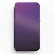Back to Casics - Midnight Violet Fade Flip / Wallet Phone Case 1