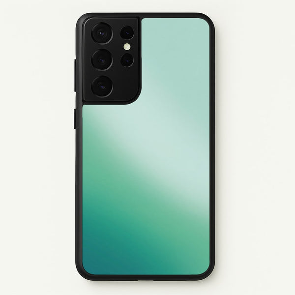 Back to Casics - Mint Jade Fade Phone Case - Galaxy S21 Ultra / Standard
