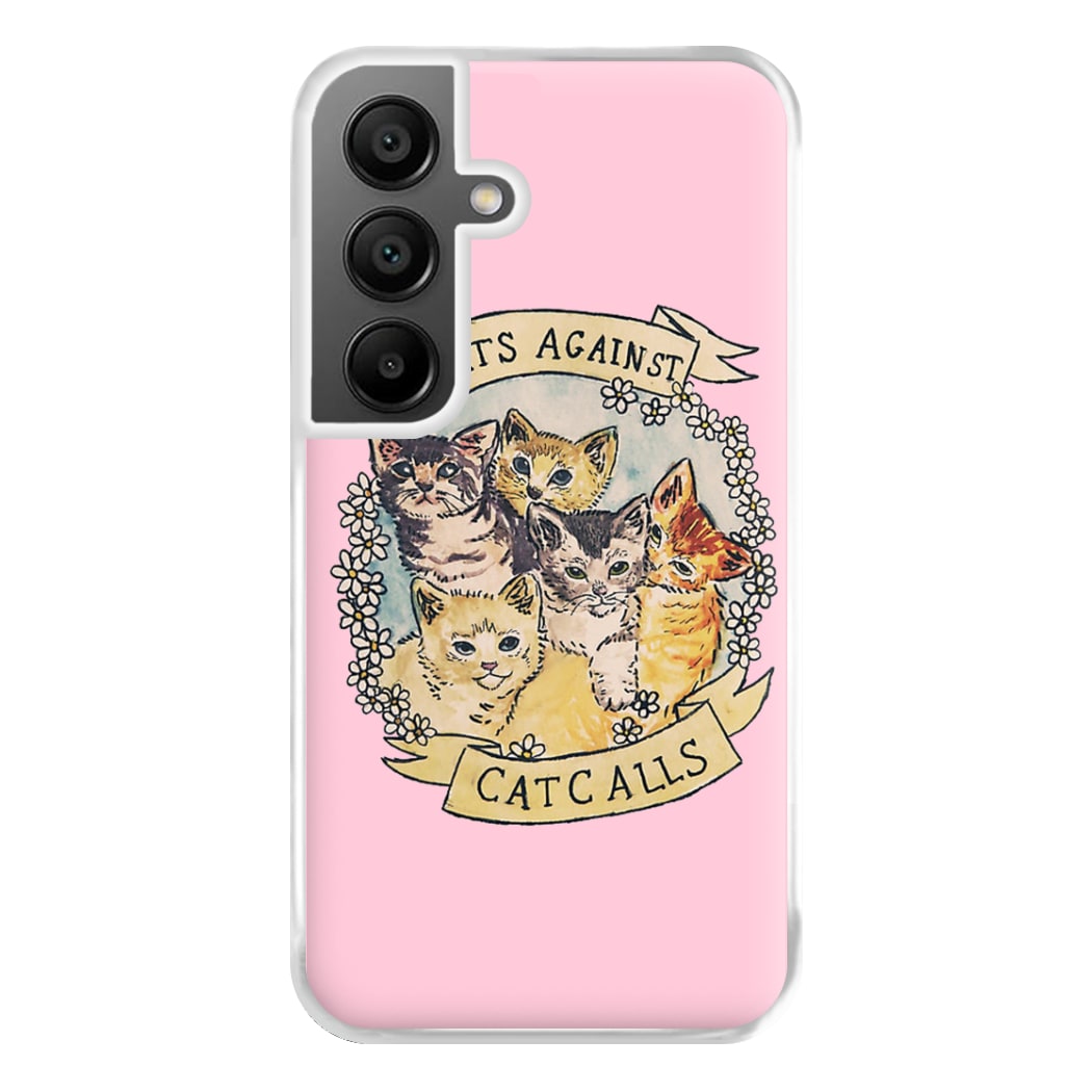 Cats Against Cat Calls Phone Case for Galaxy A55