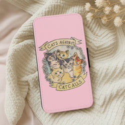 Cats Against Cat Calls Wallet Phone Case