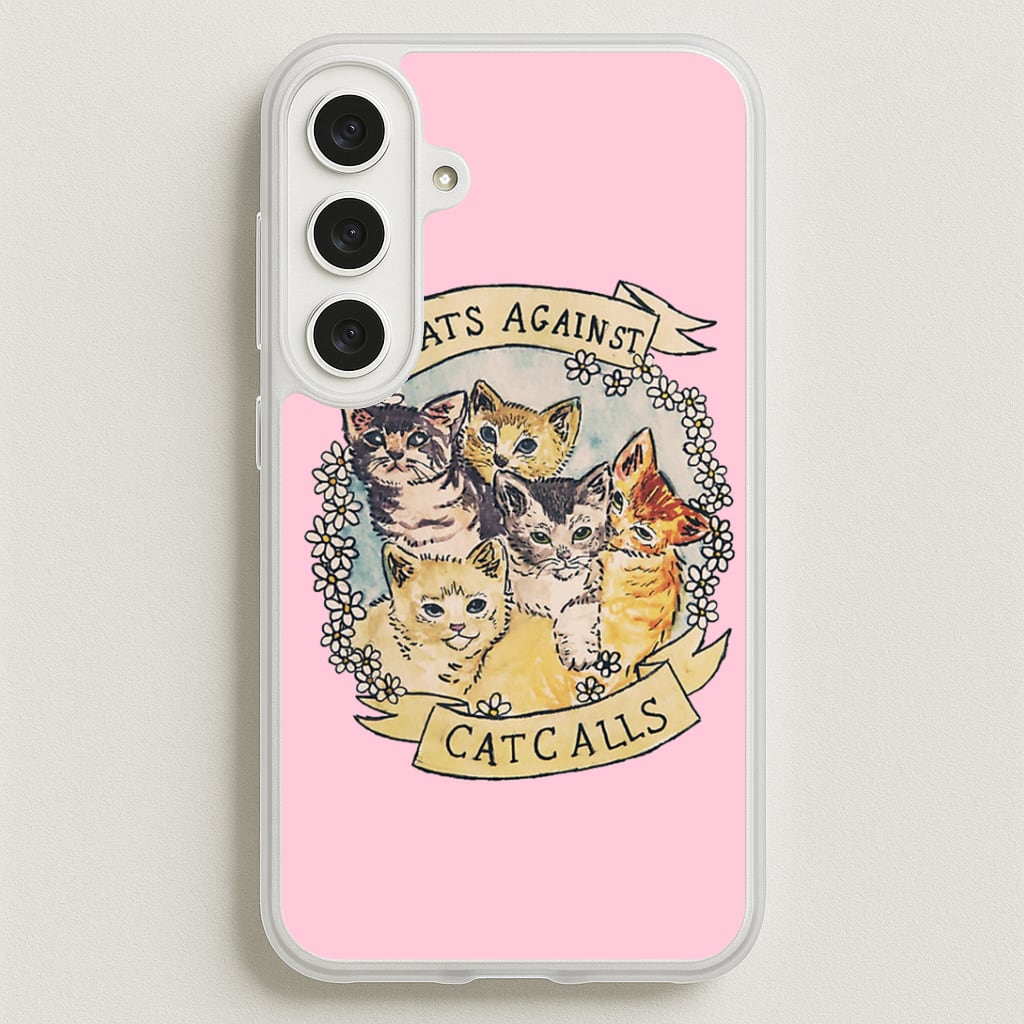 Cats Against Cat Calls Phone Case for Galaxy S25FE