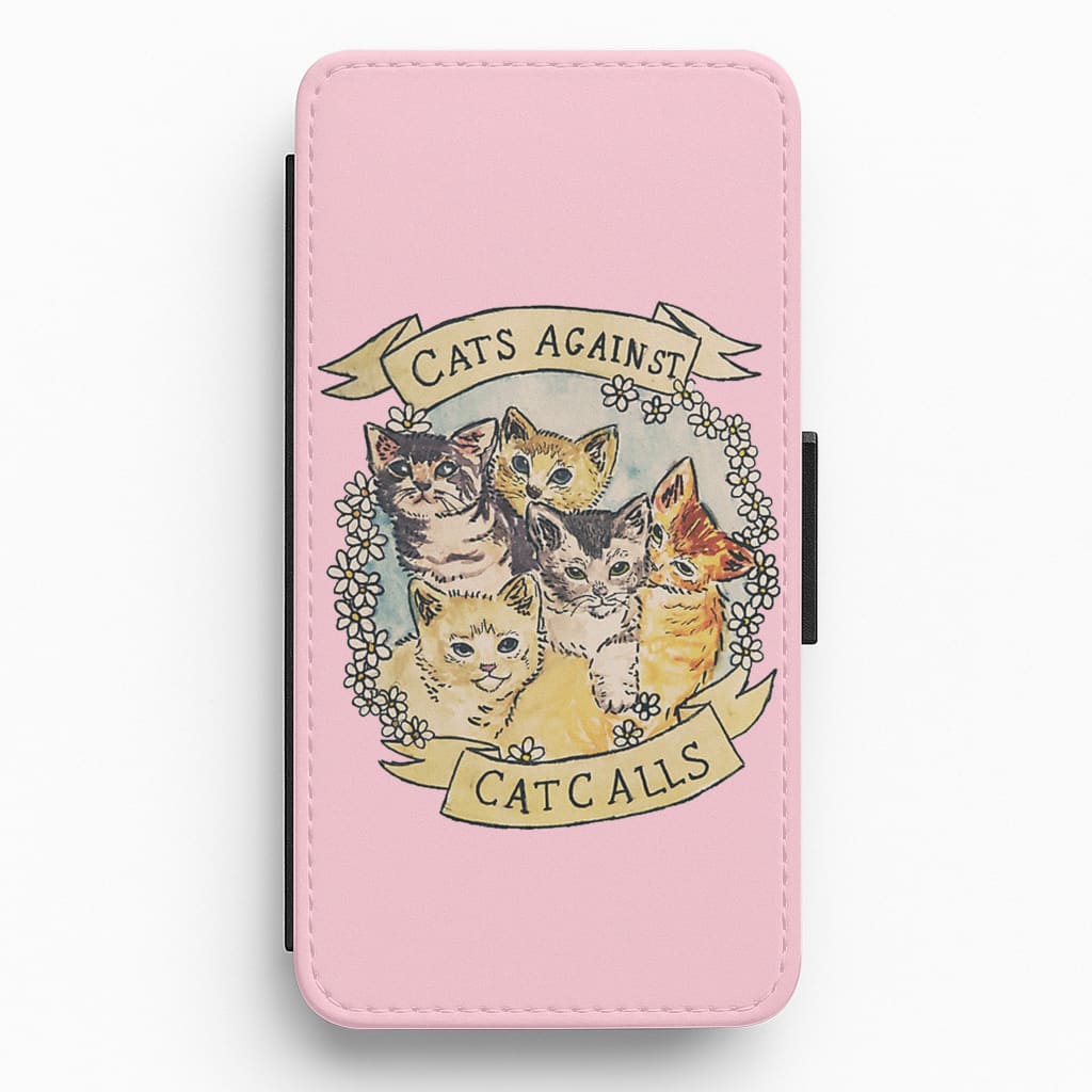 Cats Against Cat Calls Flip / Wallet Phone Case