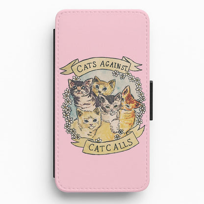 Cats Against Cat Calls Flip / Wallet Phone Case