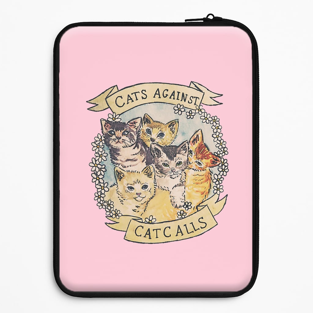 Cats Against Cat Calls Laptop Sleeve