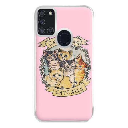 Cats Against Cat Calls Phone Case for Galaxy A21s