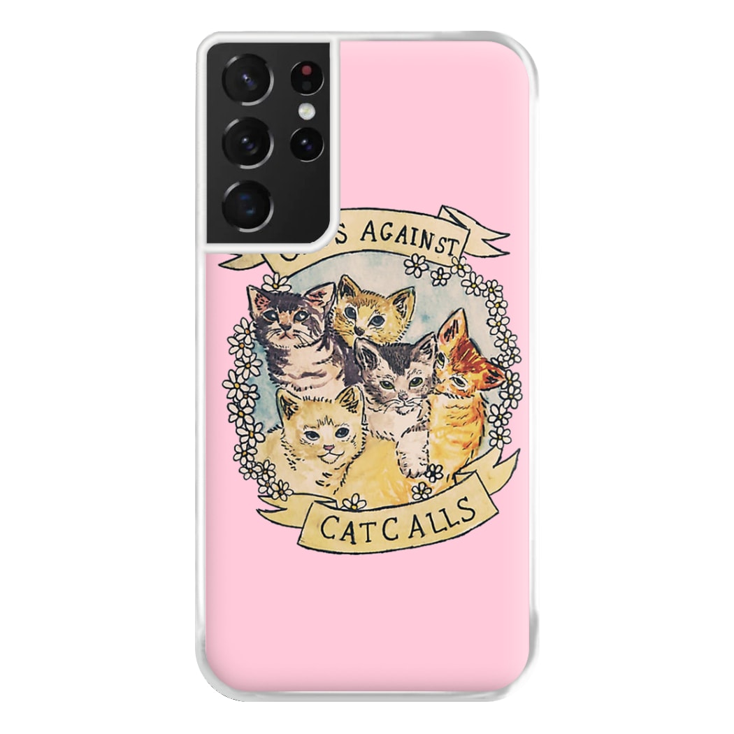 Cats Against Cat Calls Phone Case for Galaxy S21 Ultra