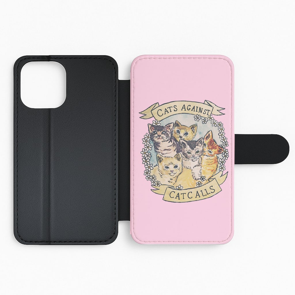 Cats Against Cat Calls Flip Phone Case